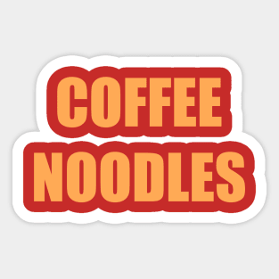 Coffee Noodles iCarly Penny Tee Sticker